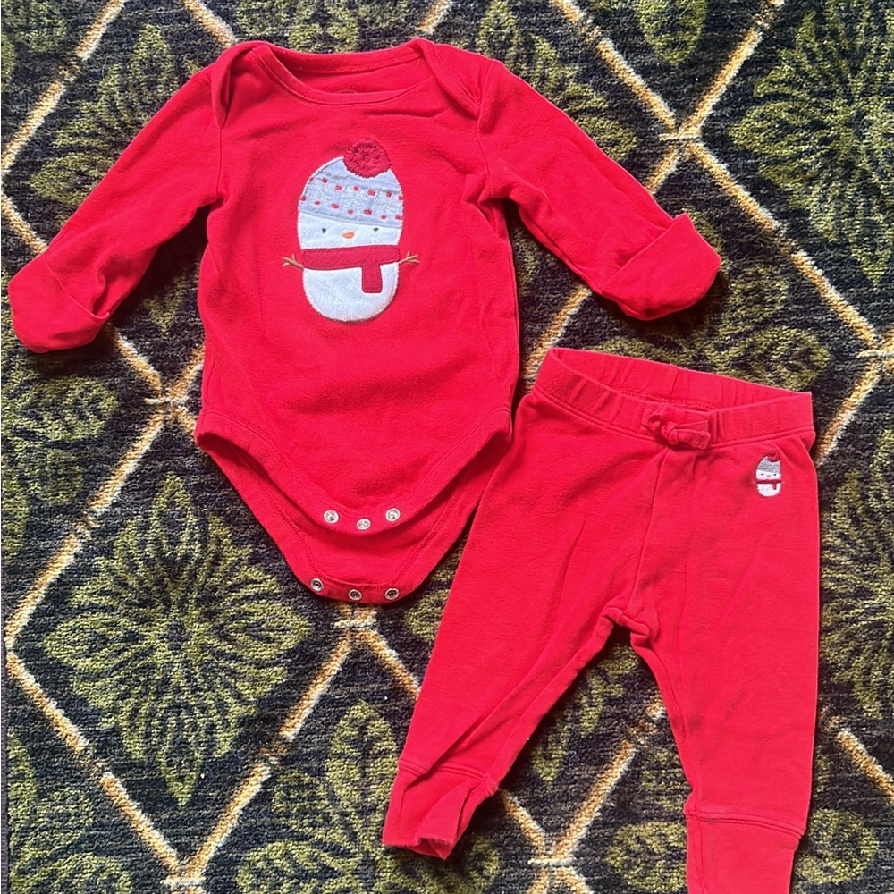 Gymboree Matching Christmas set